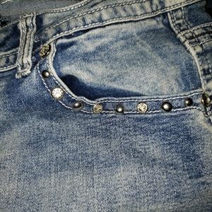 Jeans. Only wore one time.  They run big